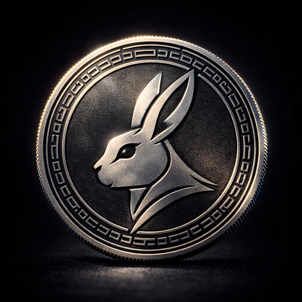 White Rabbit Meme Coin Logo